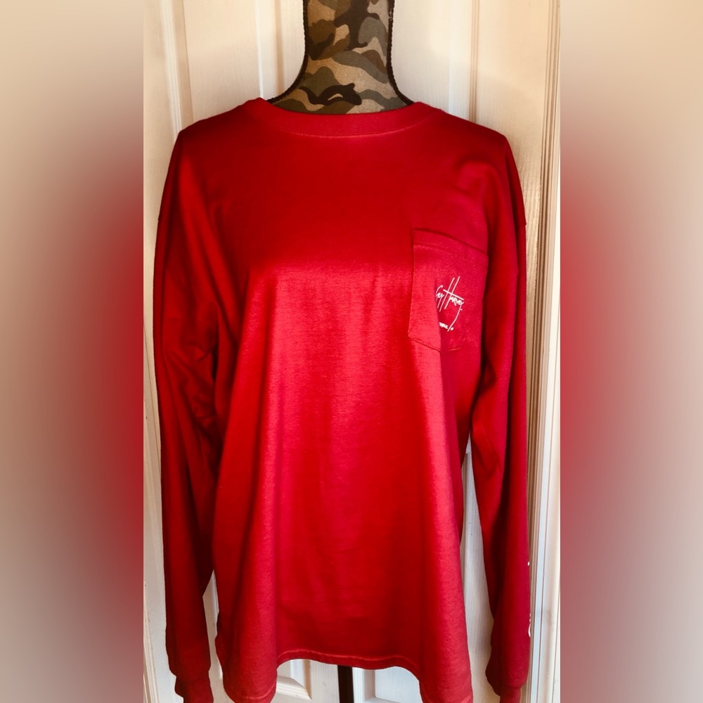 Guy Harvey Red Loudmouth Bass Graphic Tee